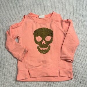 Crazy 8 Coral skull sweatshirt size XS(4)